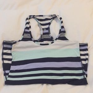 Lululemon Striped Cool Racerback